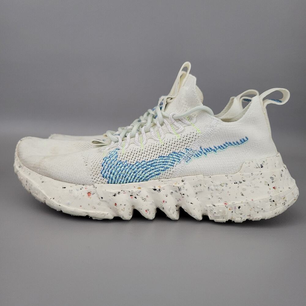 Nike Space Hippie Shoes Mens Size 8.5 White Athletic Sneakers DN0010-100